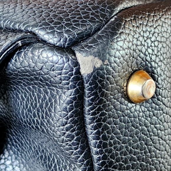 FRESHLY PICKED black Classic Diaper Bag with changing pad, Vegan Leather - Picture 9 of 9